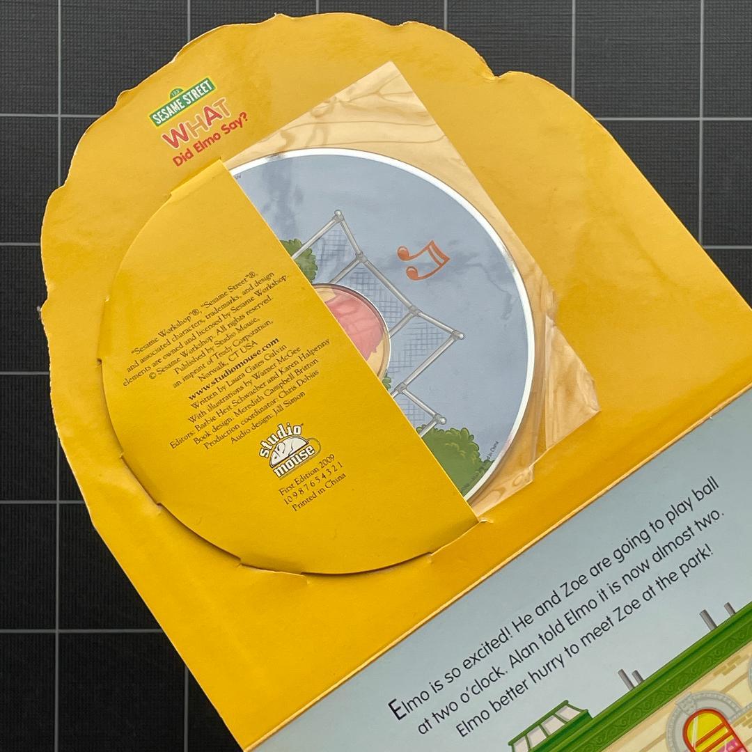 【CD付き】What Did Elmo Say?　エルモの絵本