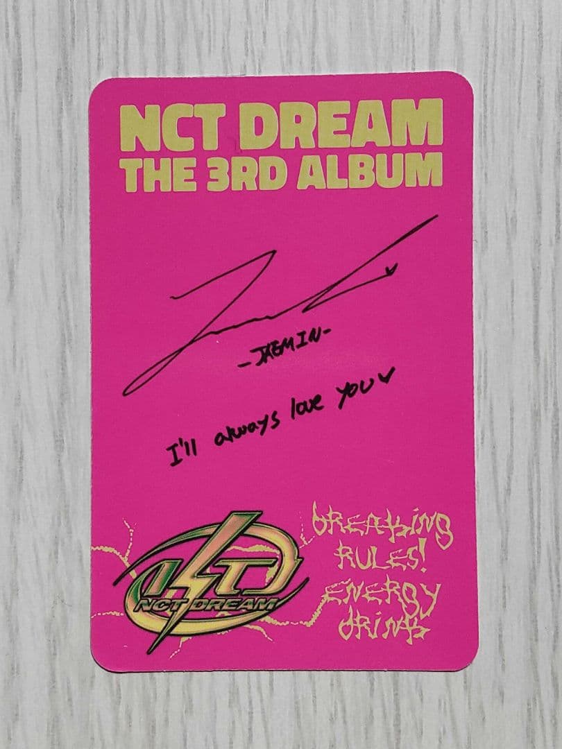 NCT DREAM ジェミン walmart アメリカ限定 トレカ istj