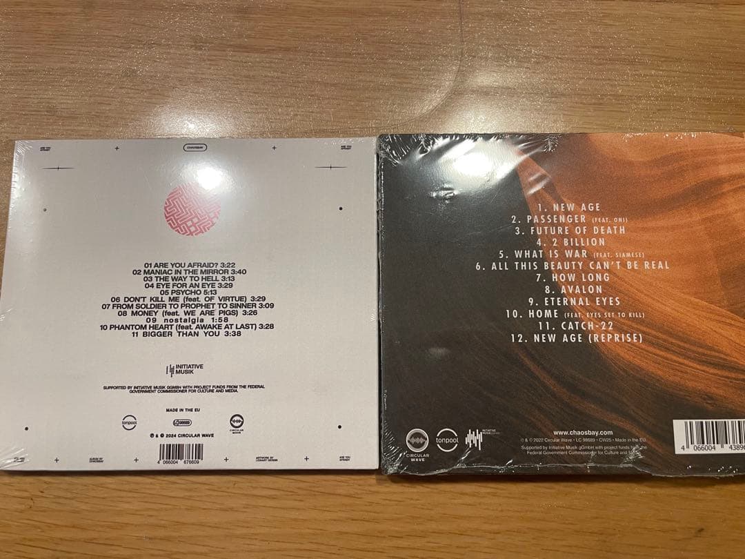 Chaosbay / 『2222』『Are You Afraid?』CD