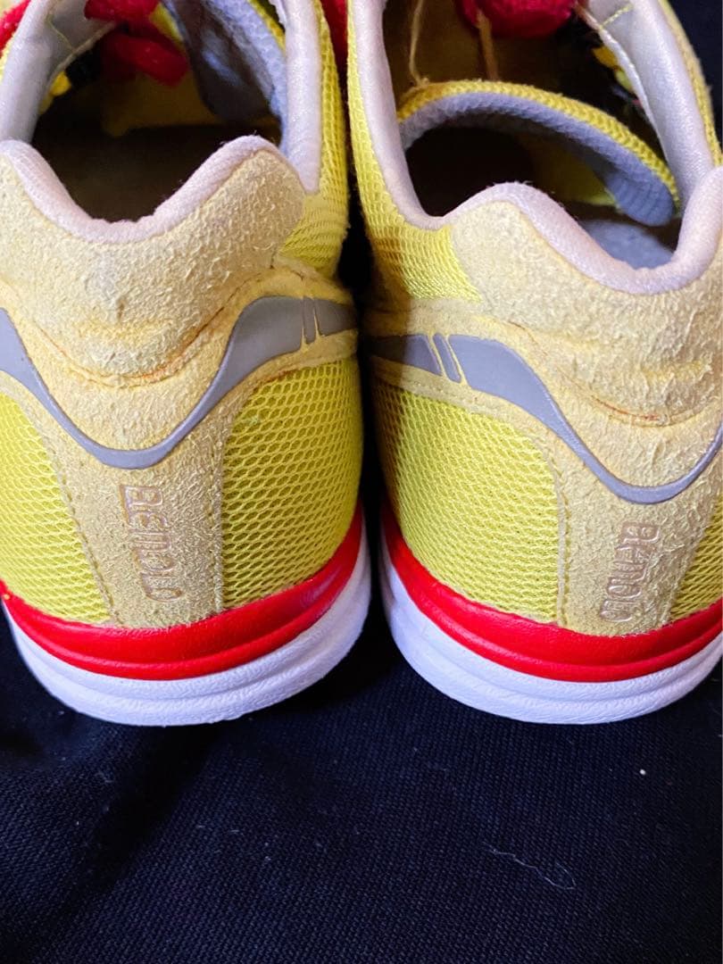 ビモロシューズ　イエロー×レッド　27.0