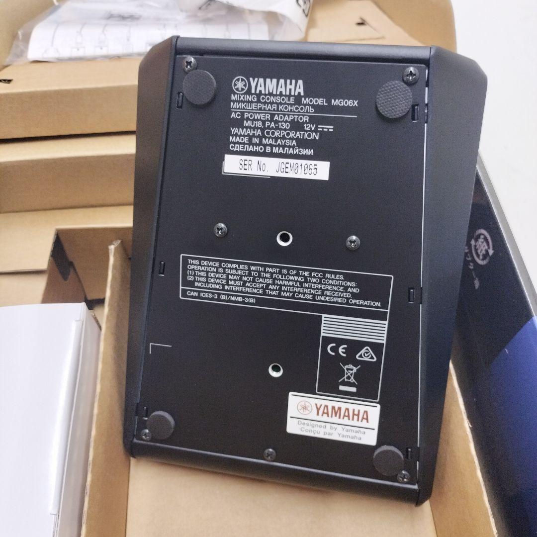 動作確認済 YAMAHA MG06X アナログミキサー