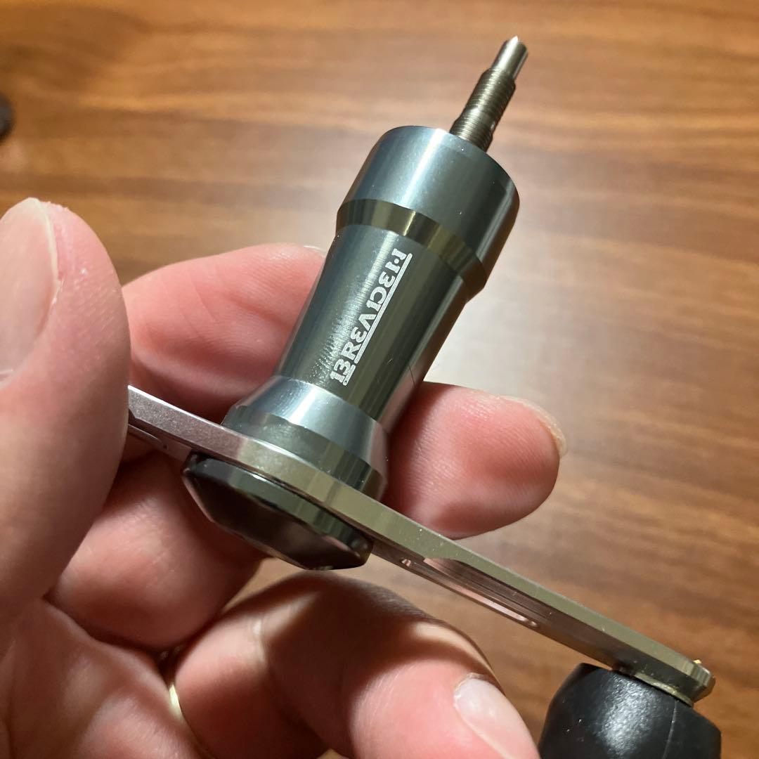 にいーにい　美品　シマノ用　ブリーデン　ダブルハンドル　夢屋　スタンド