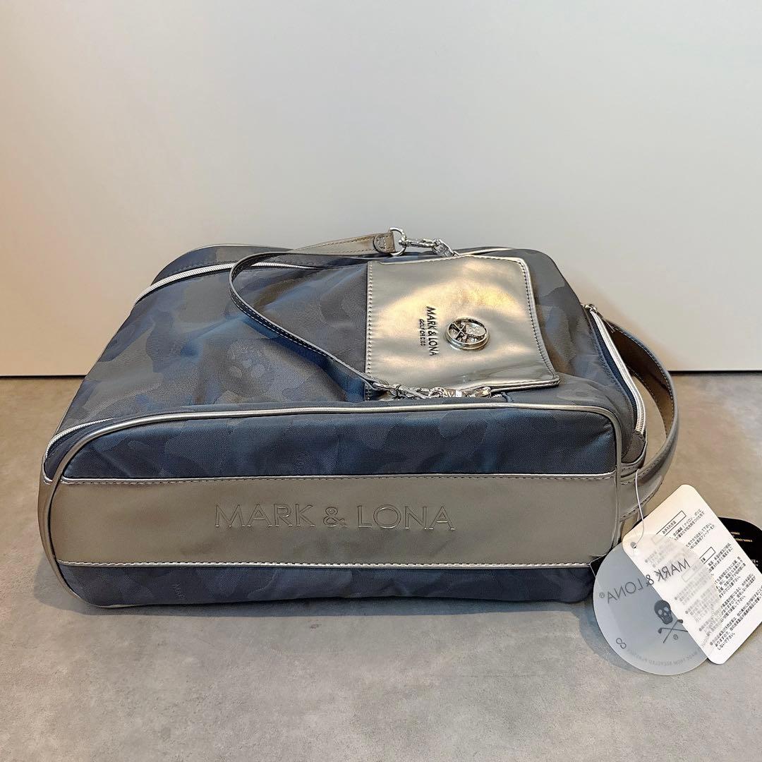 新品 ★ MARK&LONA グレー シューズケース バッグ マーク&ロナ 靴