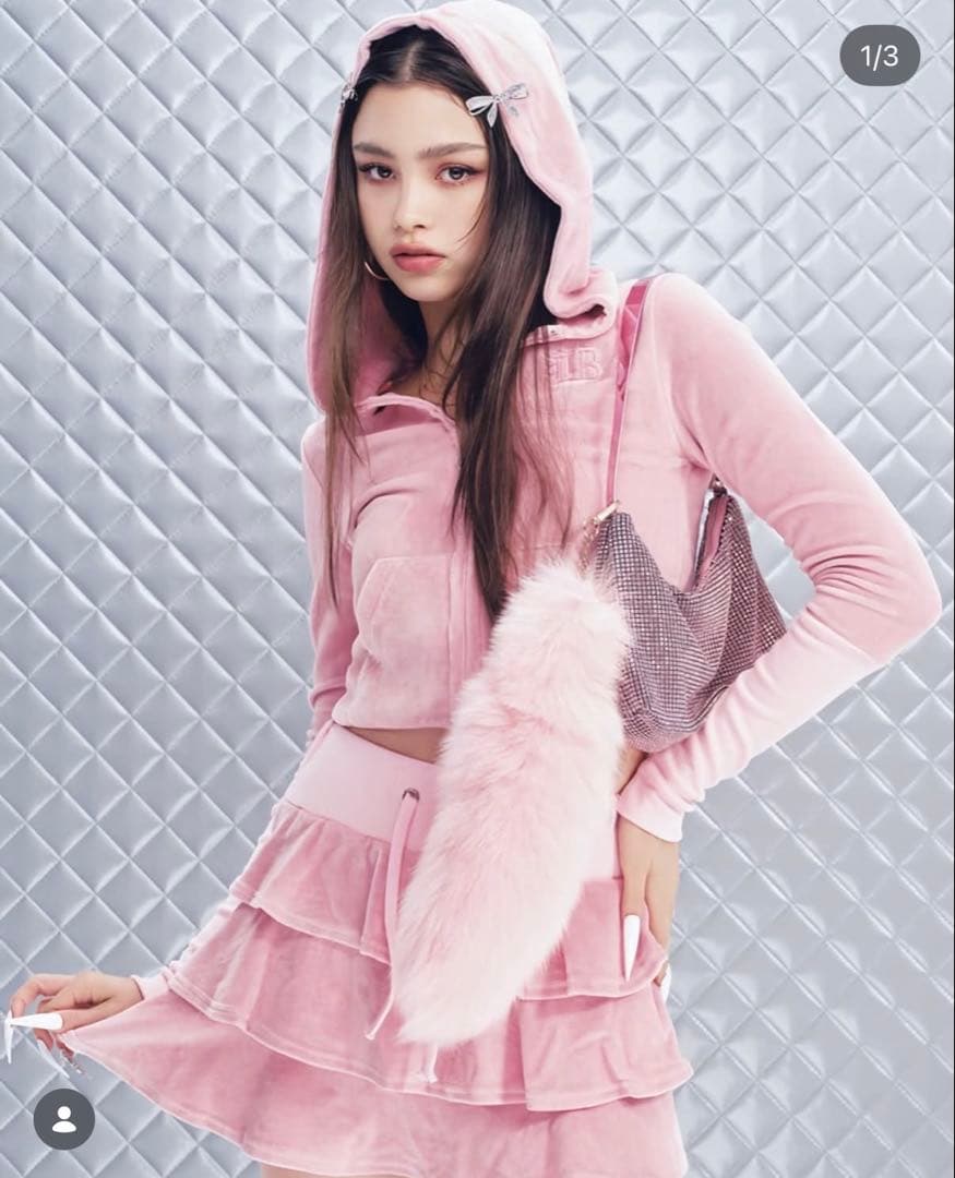 baby l club セットアップ baby pink