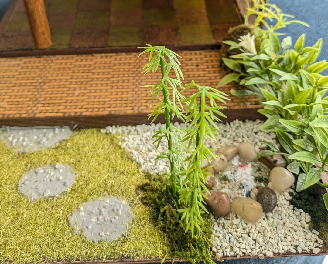 ハンドメイドミニチュアハウス和風コンコンブル