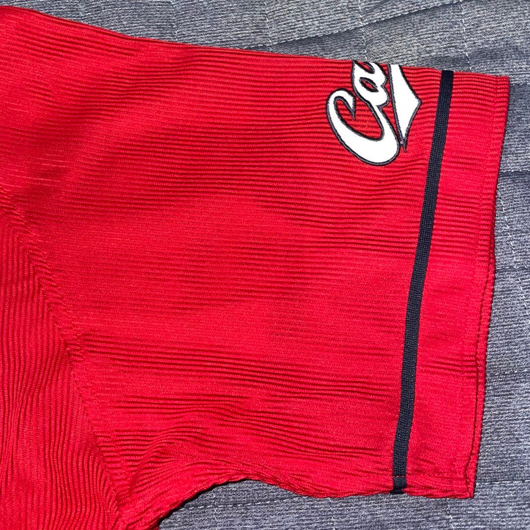 【Ｌサイズ】広島東洋カープ 會澤翼 ハイクオリティ ユニフォーム(ビジター用)