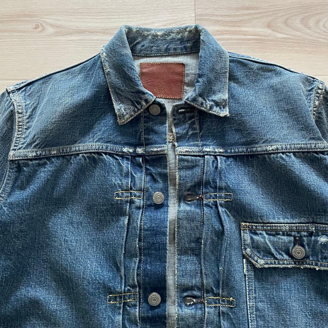 FULLCOUNT 2107 1st-type デニムジャケット ダメージ加工