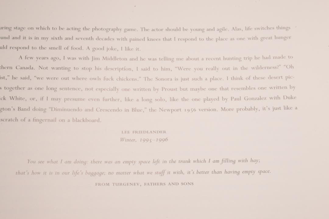 【The Desert Seen】Lee Friedlander　未読、美品