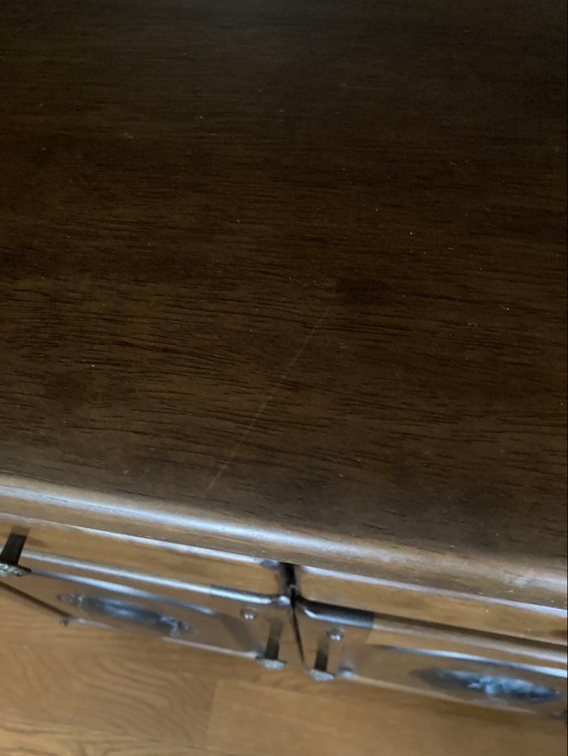 【カリモク/ karimoku】 大理石調W68×H70 キャビネット 電話台