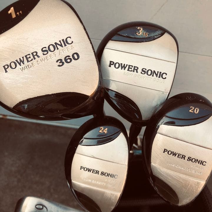 3-7：★男性用ですが女性も可能な軽量です★ゴルフセット★パワーソニックセット