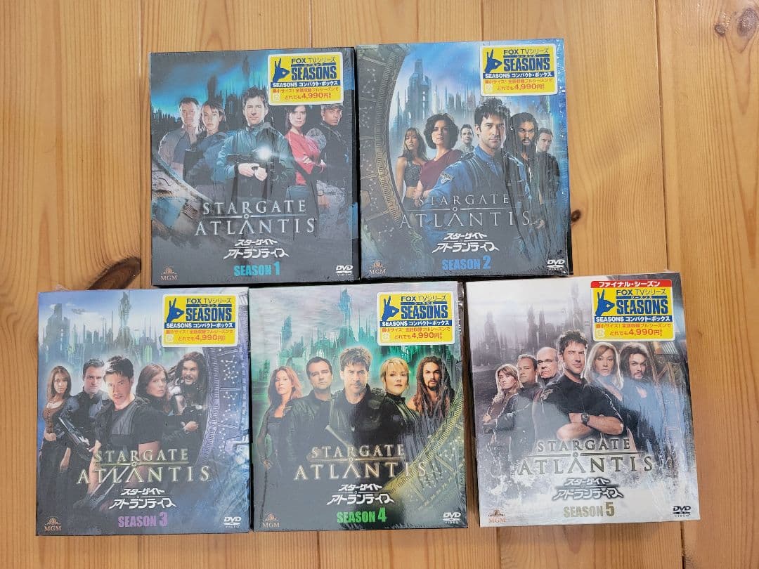 ゆ*ぺ様 スターゲイト アトランティス DVD シーズンコンパクトボックス全5巻