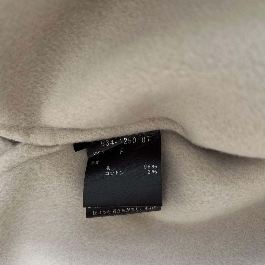 LEPHIL ルフィル　ソフトウールリバーポンチョコート