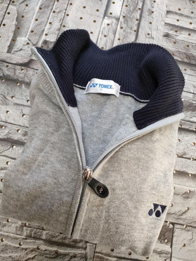 YONEX ヨネックス フルジップセーター グレー
