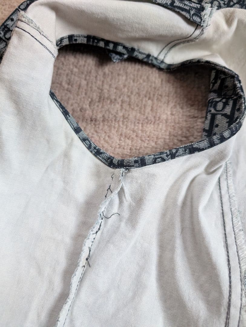 クリスチャンディオール　デニム　ベスト　ガリアーノ期　トロッター　ネイビー　レア