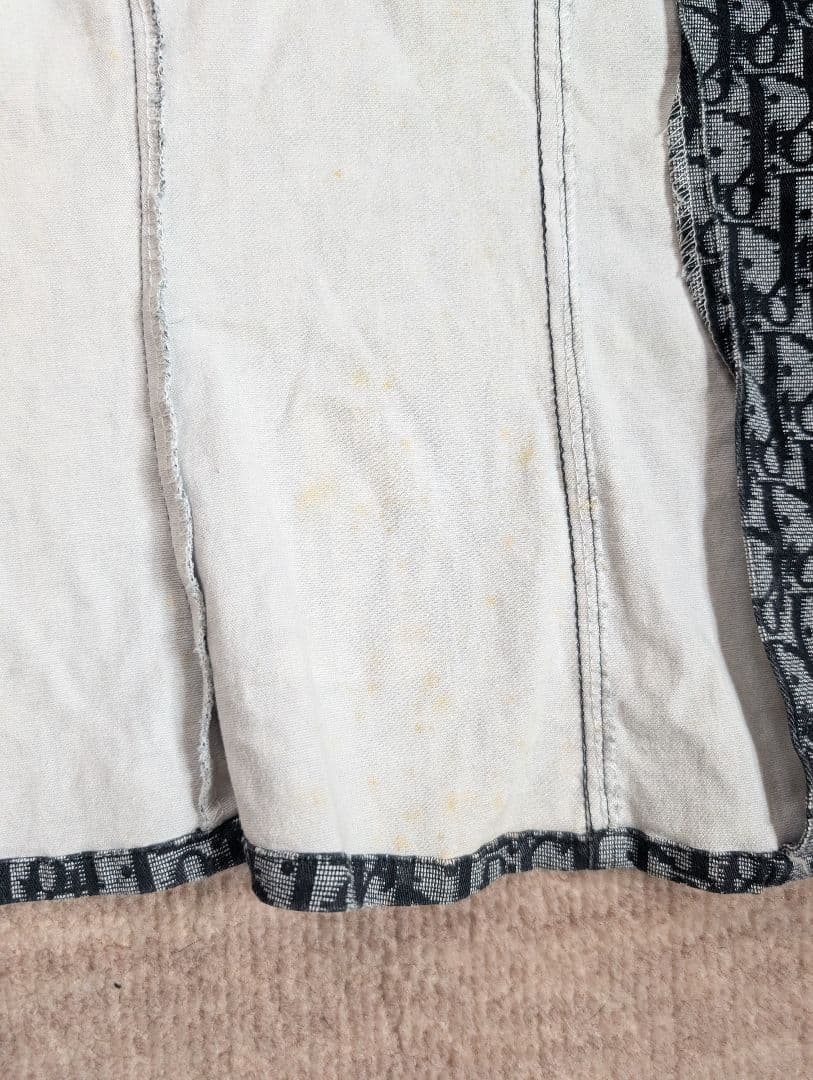 クリスチャンディオール　デニム　ベスト　ガリアーノ期　トロッター　ネイビー　レア