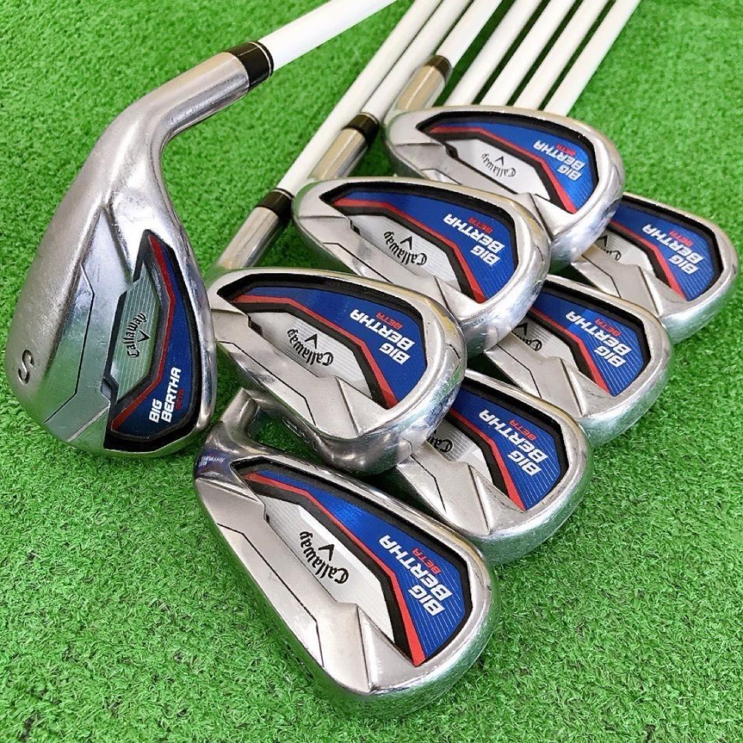 ツ47★キャロウェイ ビッグバーサ ベータ 8本アイアンセット エアスピーダーR