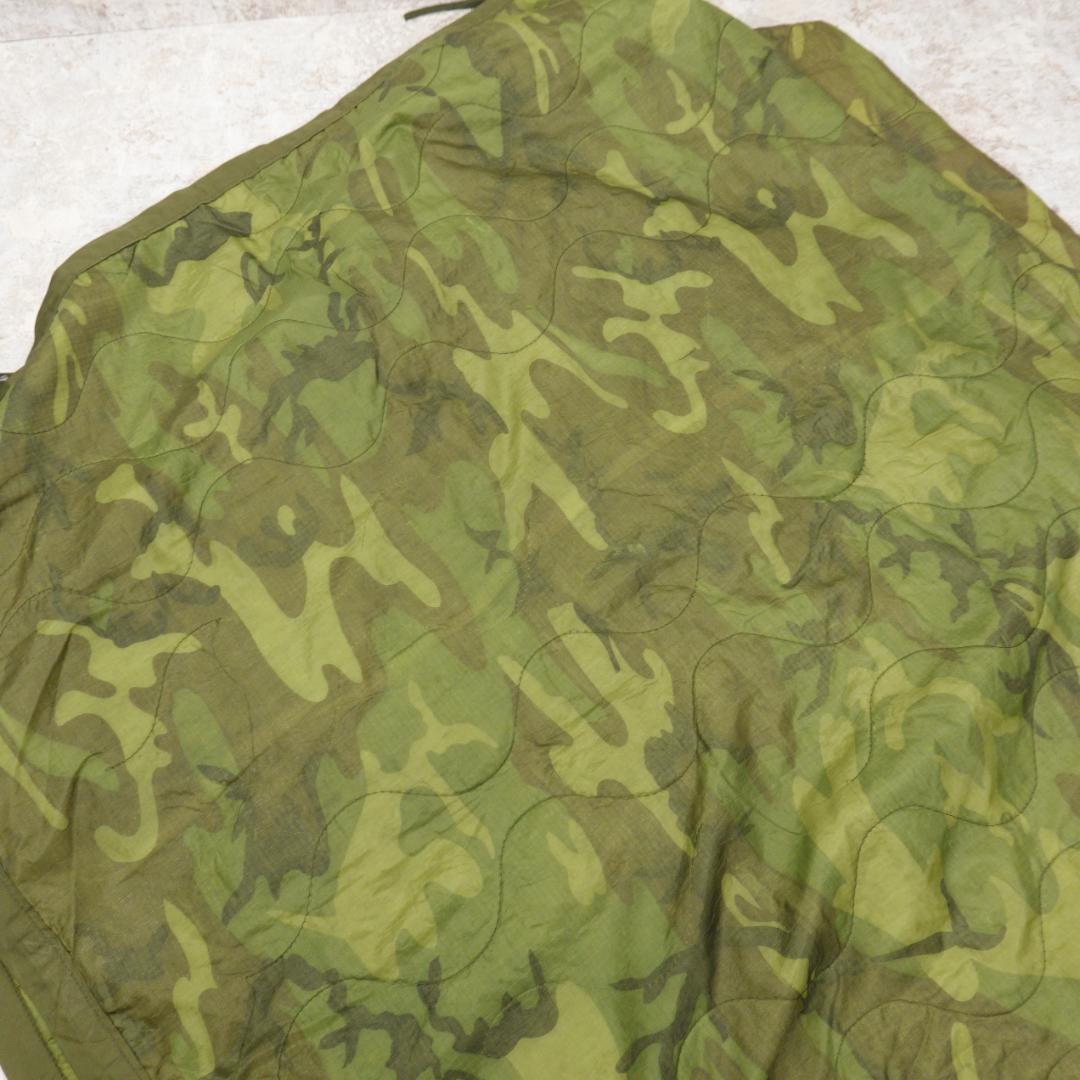 70s US Army ポンチョライナー カモフラ ヴィンテージ 実物 1
