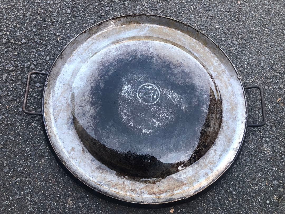 松尾ジンギスカン　ジャンボバーベキューセット　鉄板(直径60cm) コンロ足付き