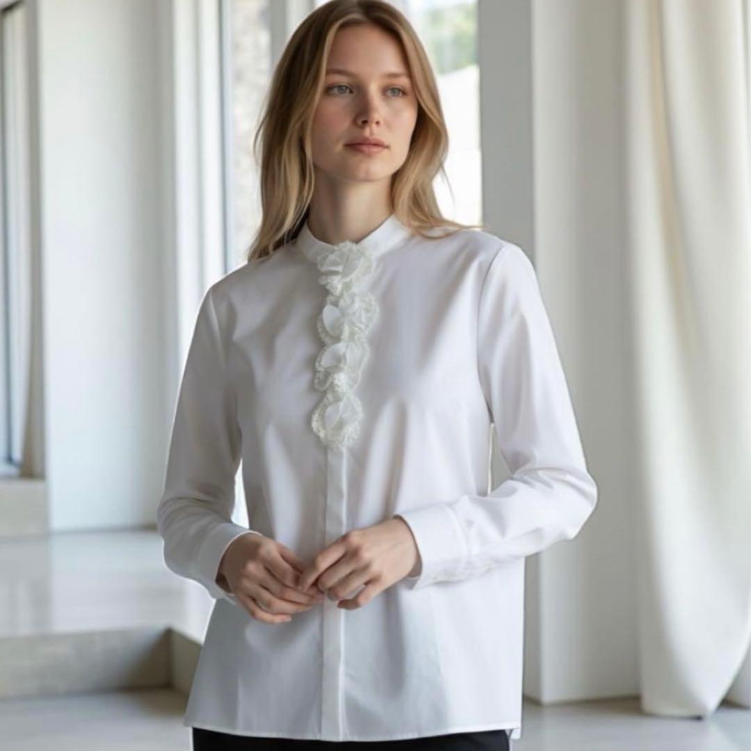 ヨリ/シロコン/パンジードレスブラウス/2way