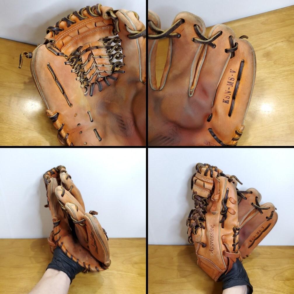 久保田スラッガー KSN-MS-V ラベル無し 内野用 軟式グローブ