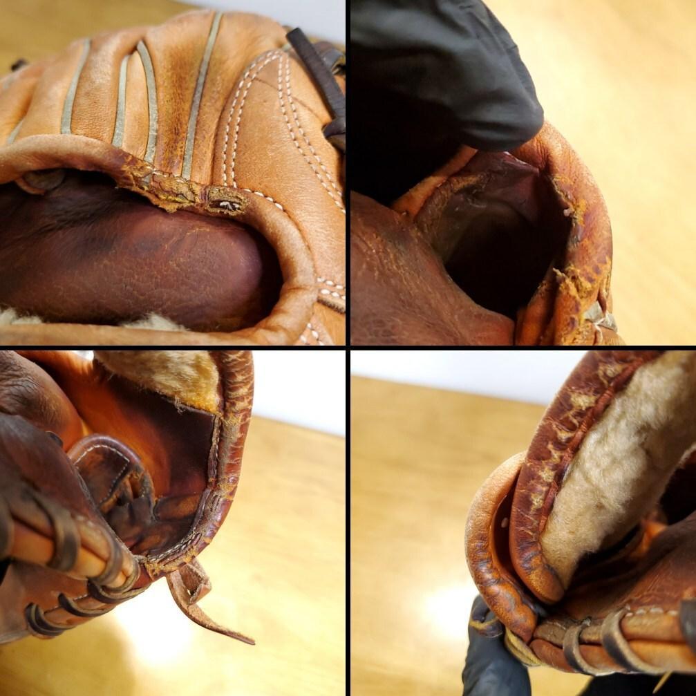 久保田スラッガー KSN-MS-V ラベル無し 内野用 軟式グローブ