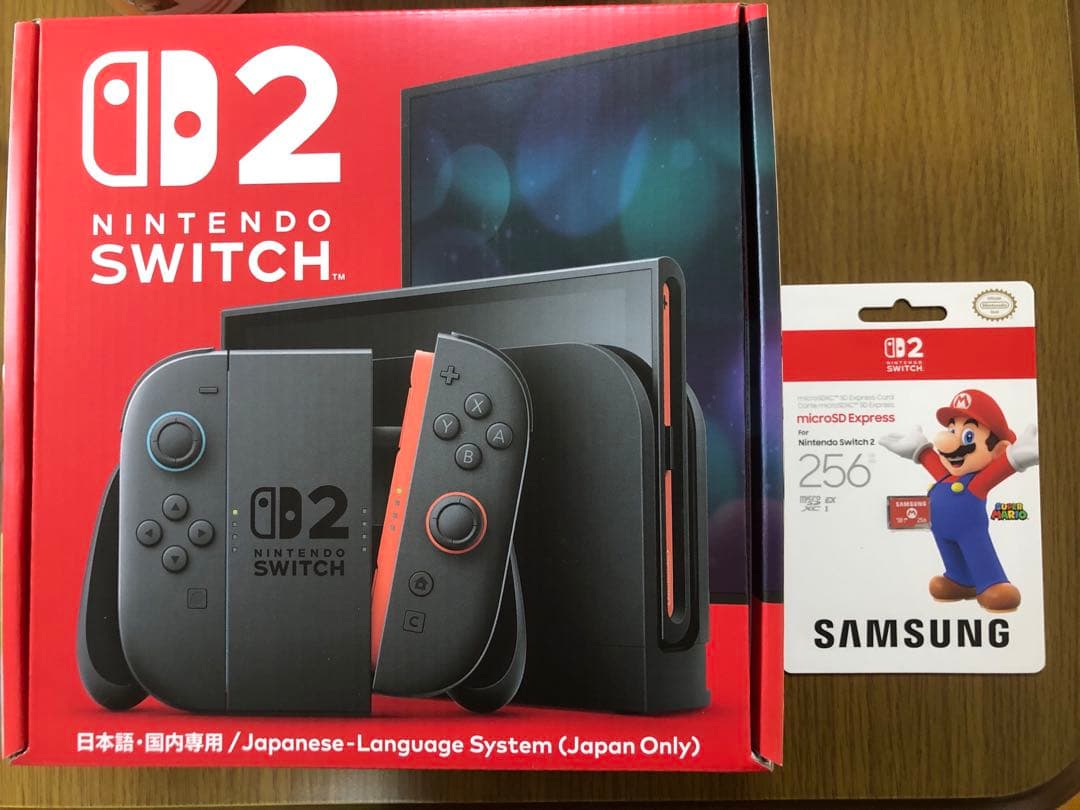 【最終値下げ・6/6迄】ニンテンドースイッチ2本体+microSD 256GB