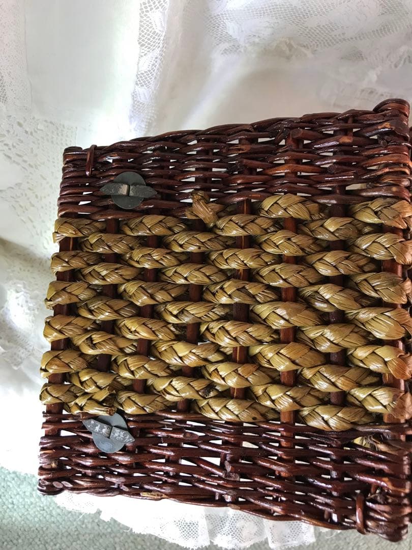 ！お値下げ！最終！アンティーク　ヴィンテージバスケット　パニエ