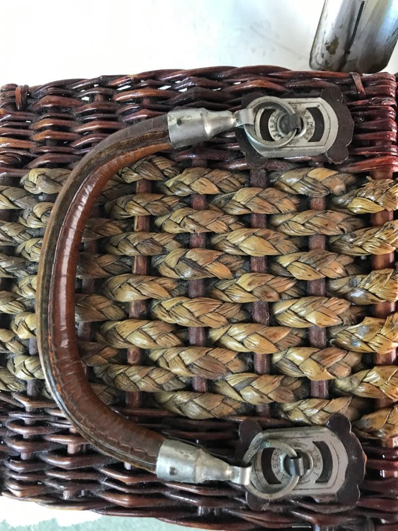 ！お値下げ！最終！アンティーク　ヴィンテージバスケット　パニエ