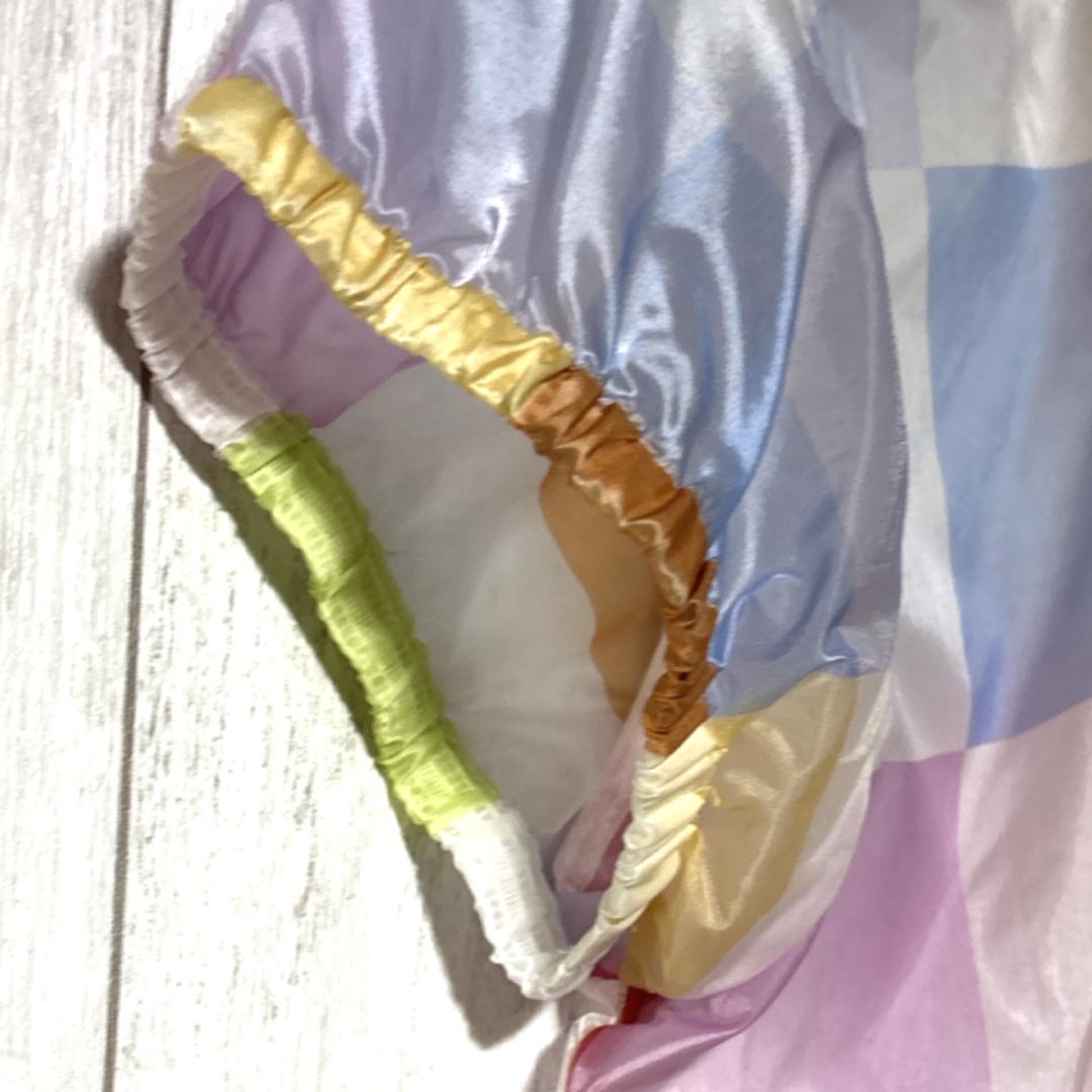 アルチビオ ナイロン ジップジャケット archivio 半袖 チェック