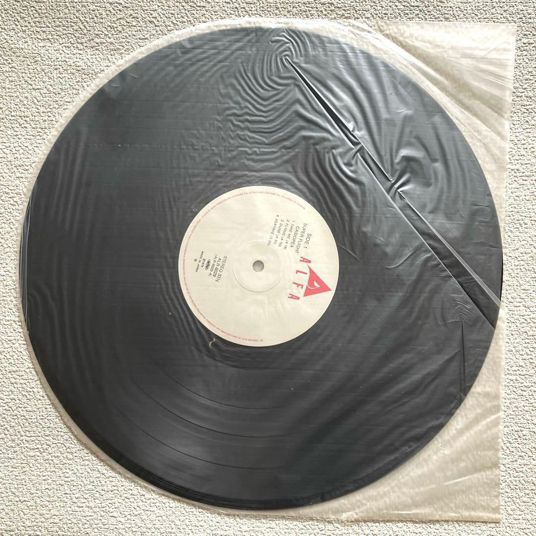 カシオペア　スーパー・フライト　帯付き　LPレコード