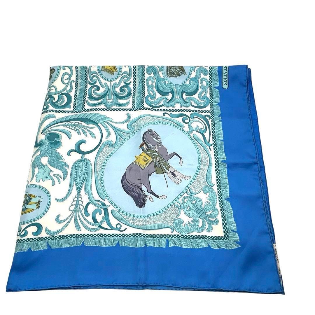 HERMES エルメス カレ スカーフ LA PRESENTATION シルク