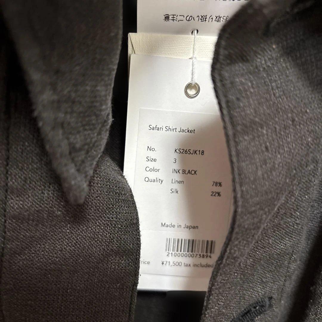 4月10日迄予定　26SS Safari Shirt Jacket