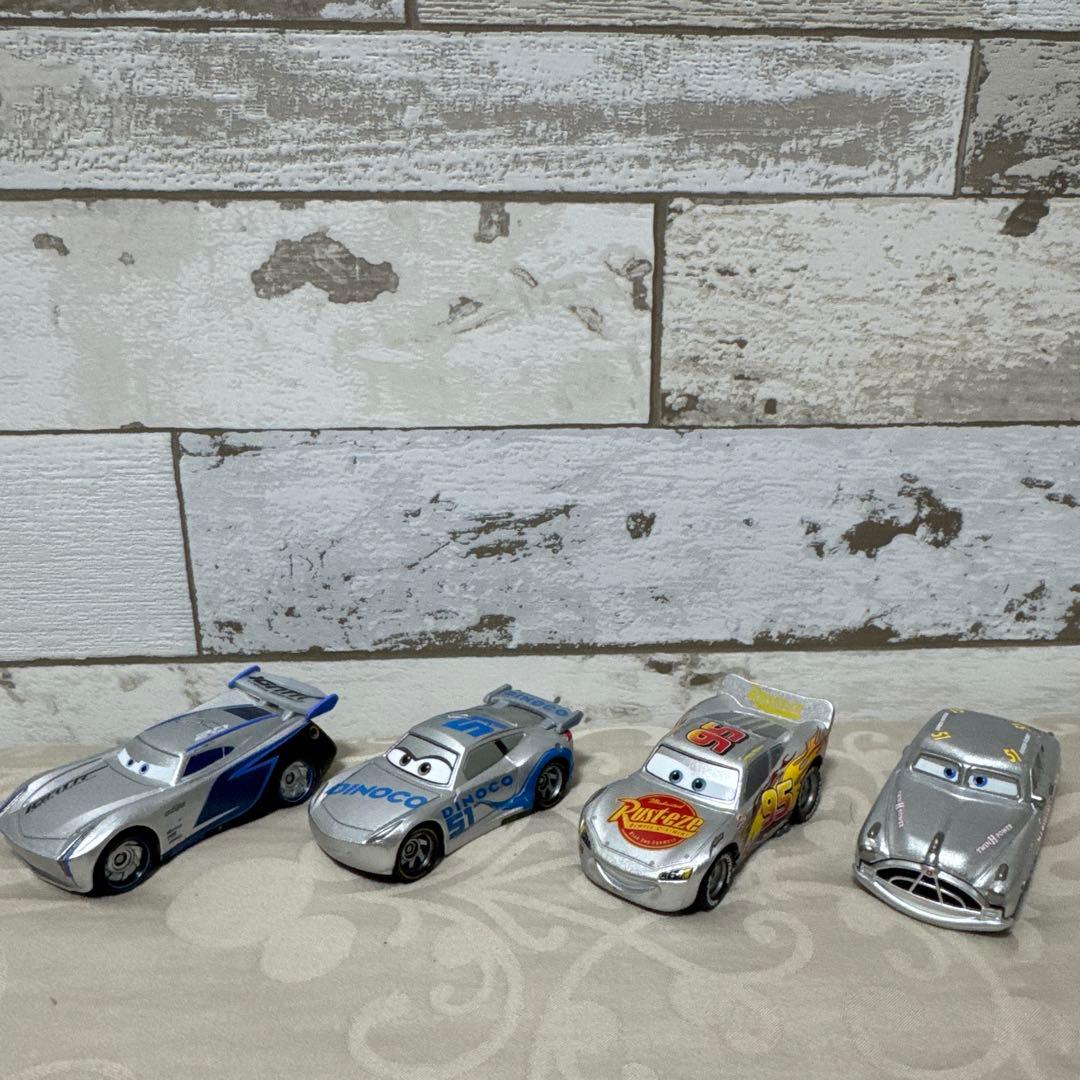 カーズトミカ　廃盤シルバーレーサータイプ　4台セット