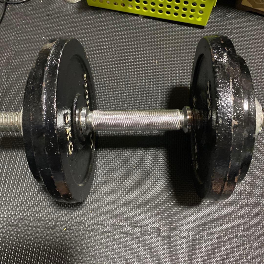 ファイティングロード　プレート15kg付き　ダンベル