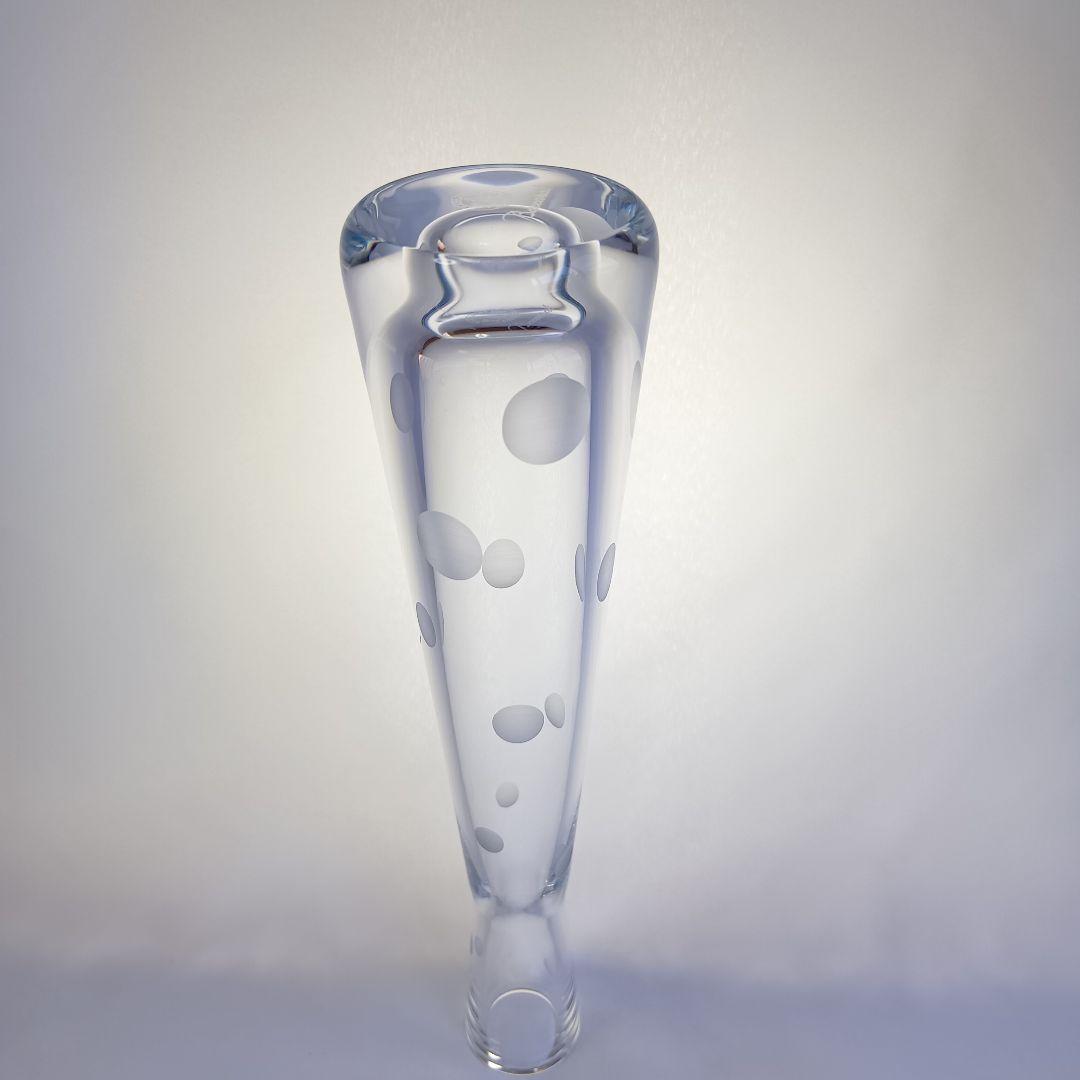 バカラ パッション クラウン 水玉模様 一輪挿し 花瓶 フラワーベース 未使用