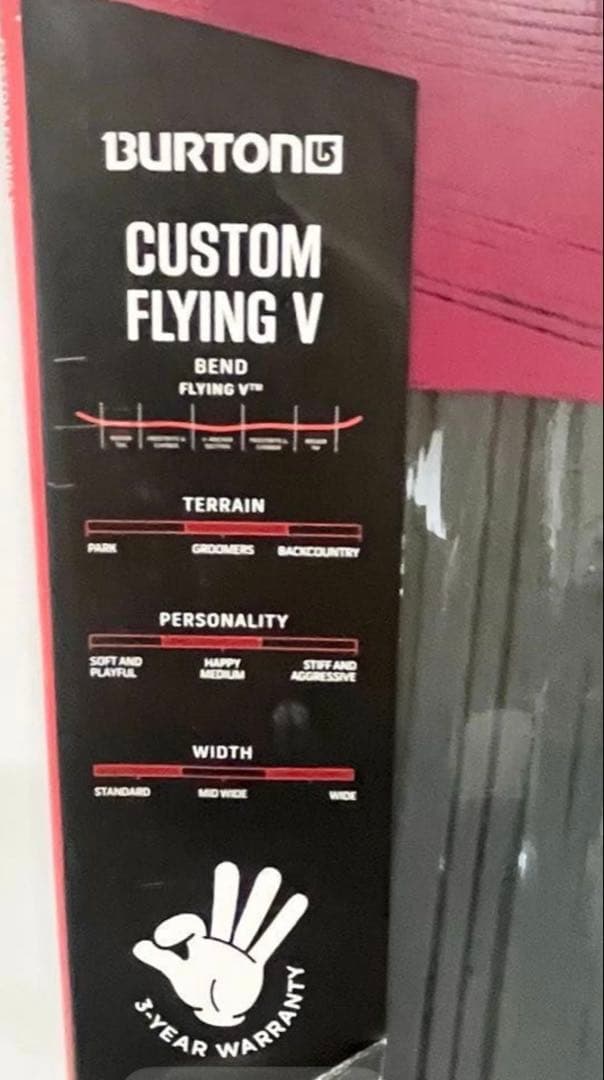 ブライアン BURTON Custom Flying V 154cm