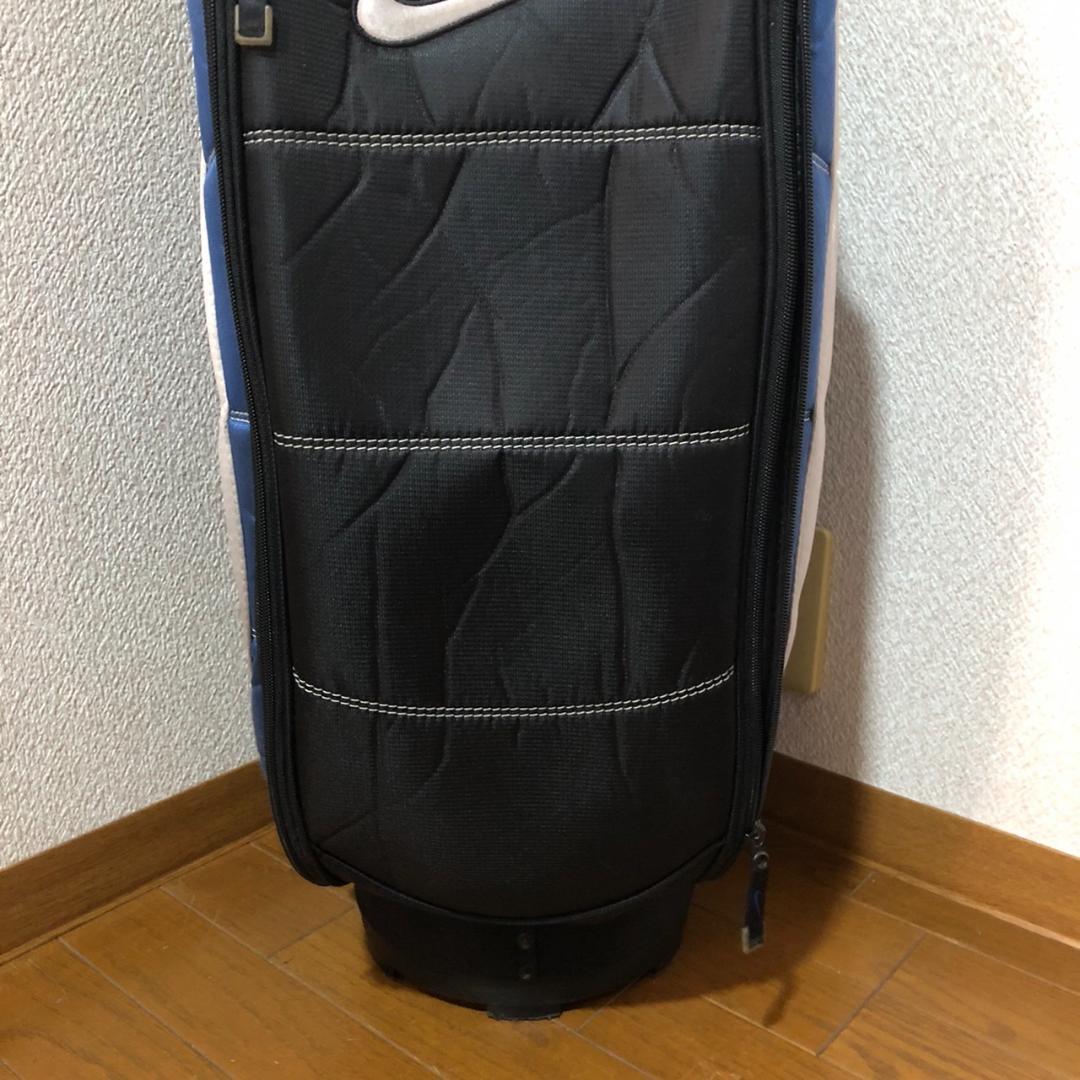 【希少】 NIKE ナイキ ゴルフ キャディバッグ カート型 6分割 ブルー