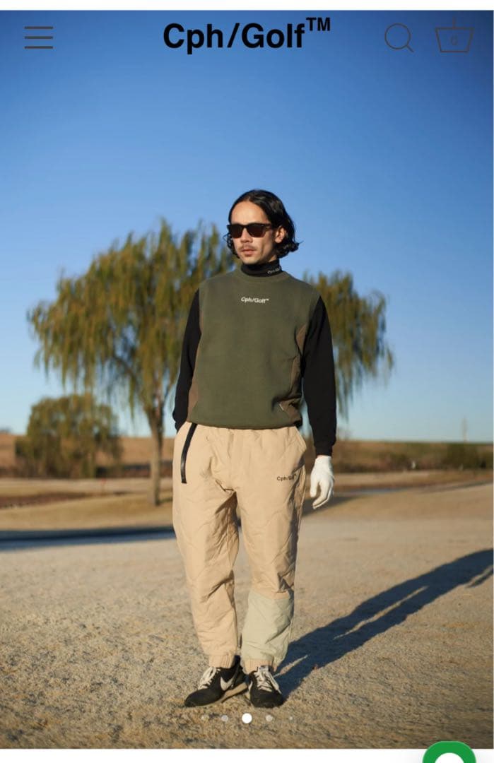 Cph/Golf メンズ セットアップ 中綿 ジャケット パンツ