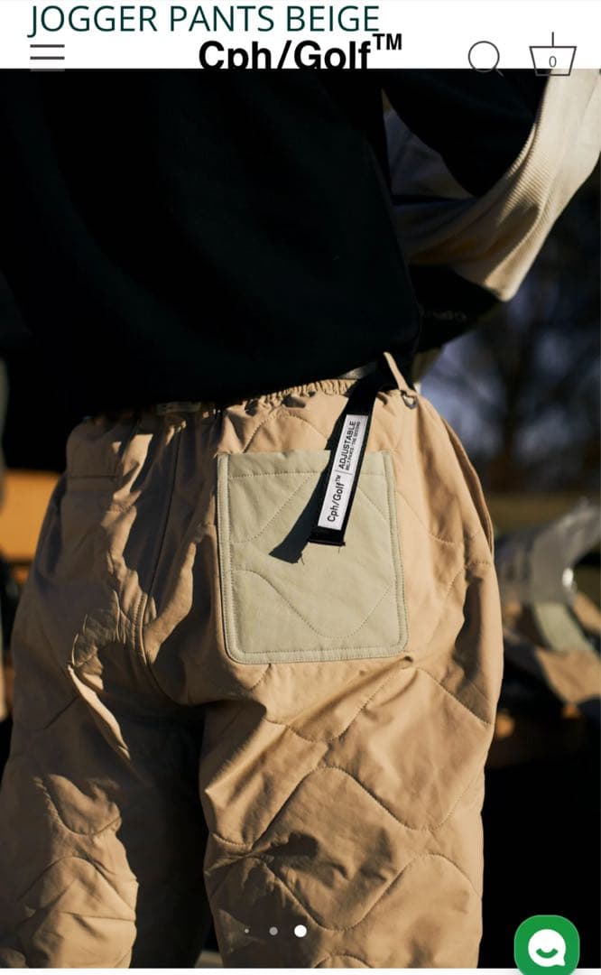 Cph/Golf メンズ セットアップ 中綿 ジャケット パンツ