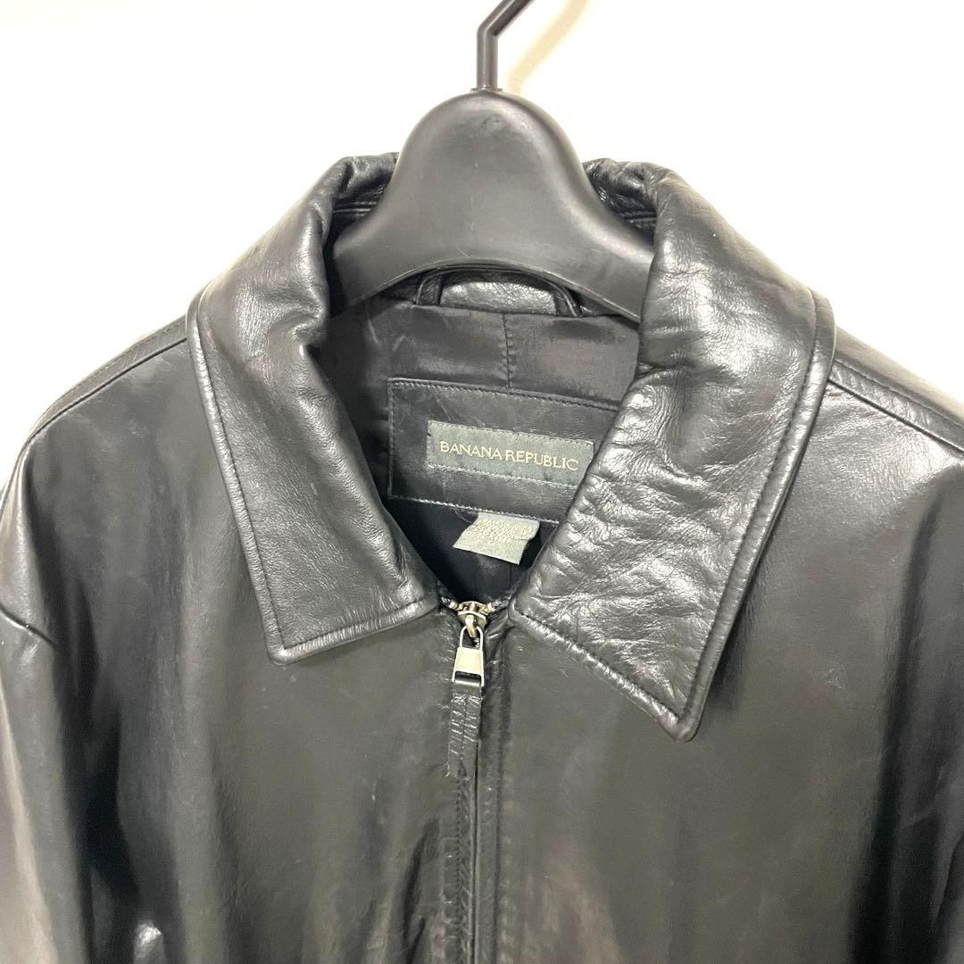 BANANA REPABULICレザージャケット ブラック Lサイズ
