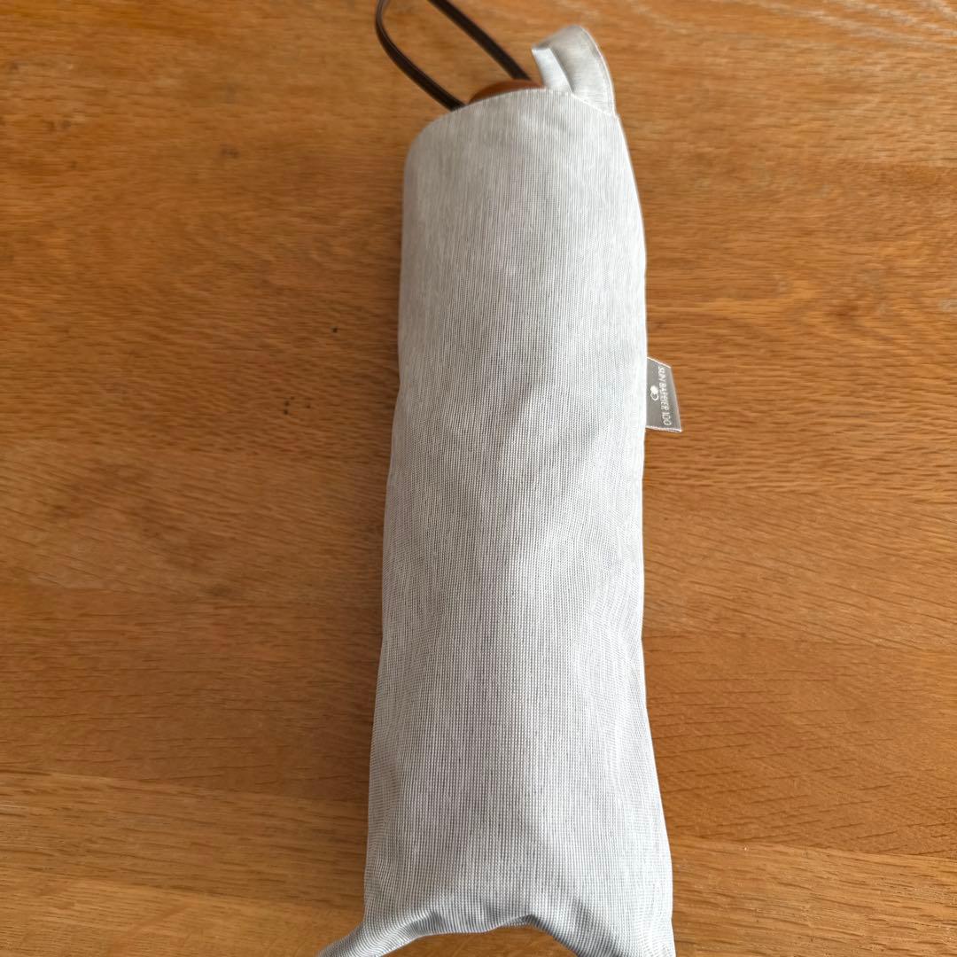 SUN BARRIER 100 折りたたみ傘 グレー ブラック