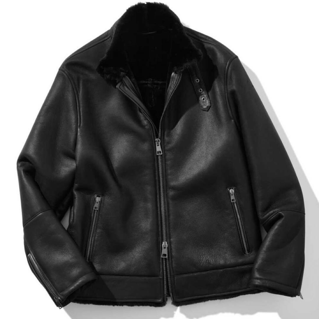 新品 L‘EDELLI レデッリ スペシャル ムートン レザー ジャケット