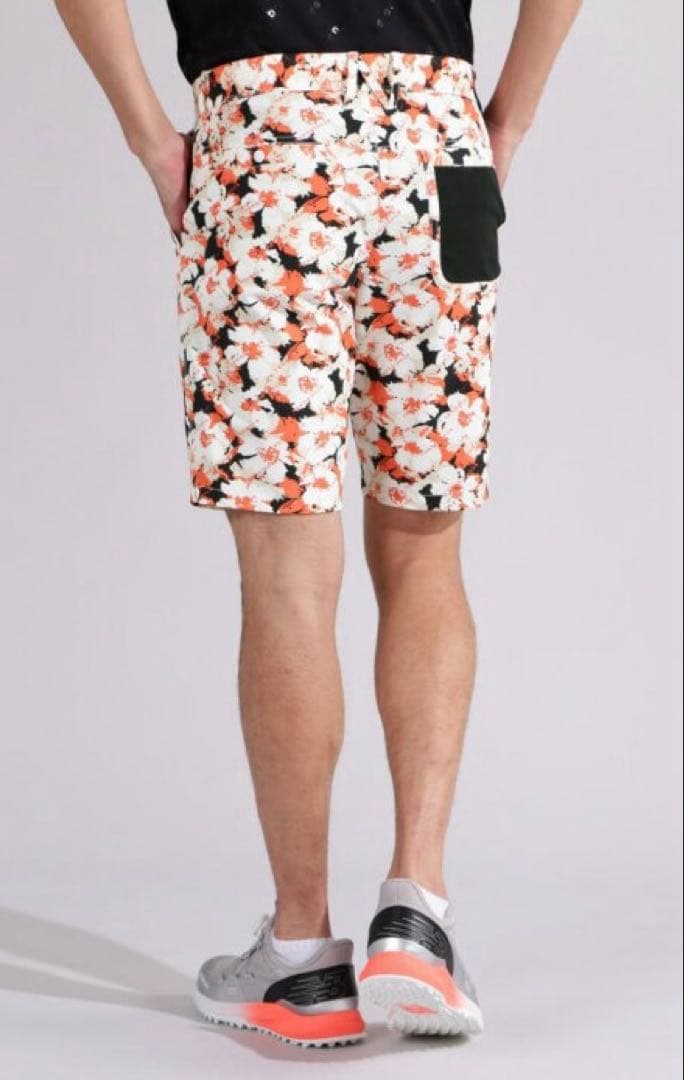 ニューバランスゴルフ ハイビスカスショートパンツ　サイズM 新品