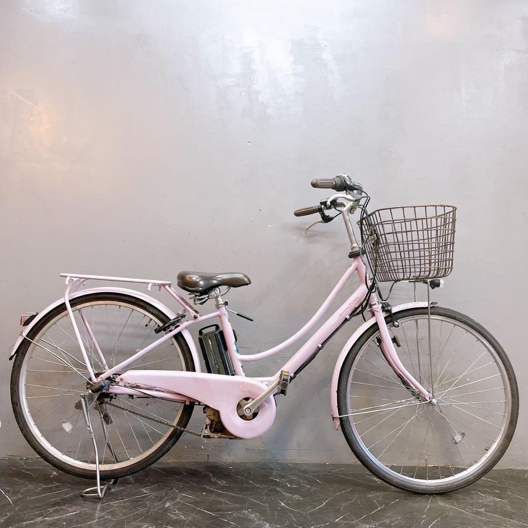 愛知配送価格《435》電動ブリヂストンAssista Prima ピンクパープル