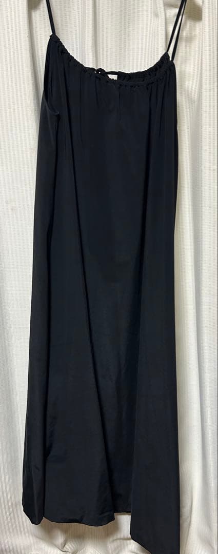 CaBAN キャミワンピース ストレッチジャージギャザーワンピース