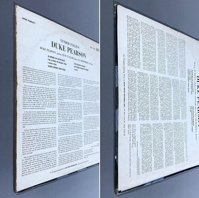 ★至高の逸品【USオリジナル/MONO/NYC/RVG刻印】デューク・ピアソン