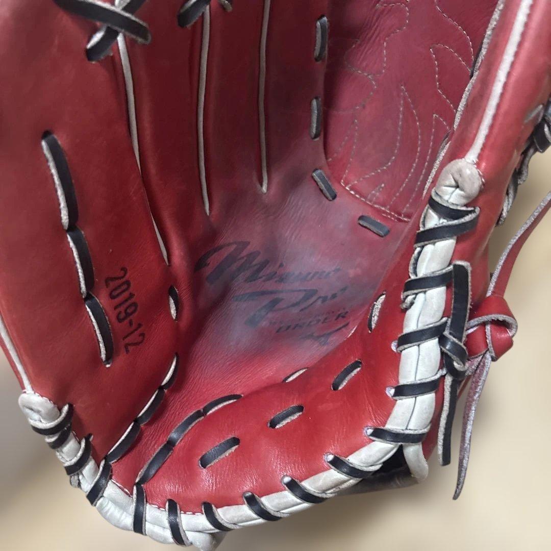 ウ*チ様 Mizuno 軟式グローブ 赤　MIZUNOPRO 限定　order