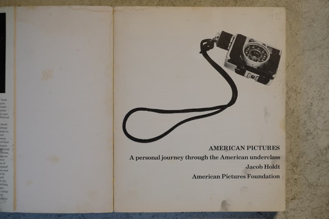 希少 American Pictures Jacob Holdt Supreme