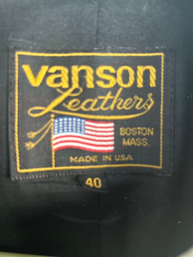 大きいサイズ40 バンソン ワンスター レザージャケット ライダース TALON