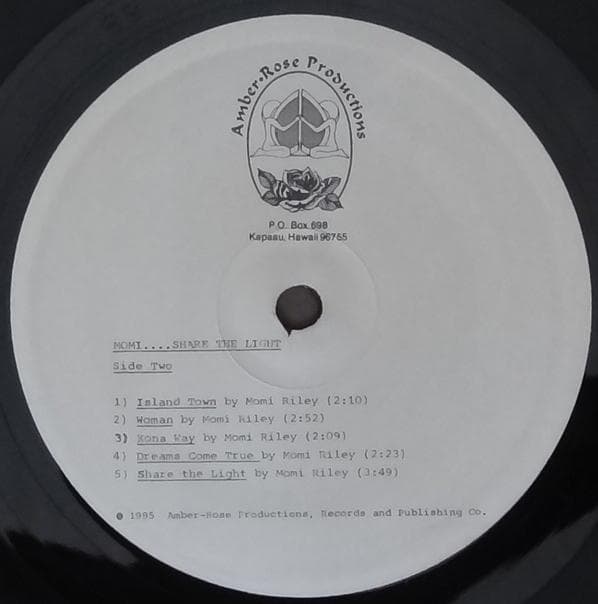 洋楽 Share The Light / Momi Riley 1985 Hawaii